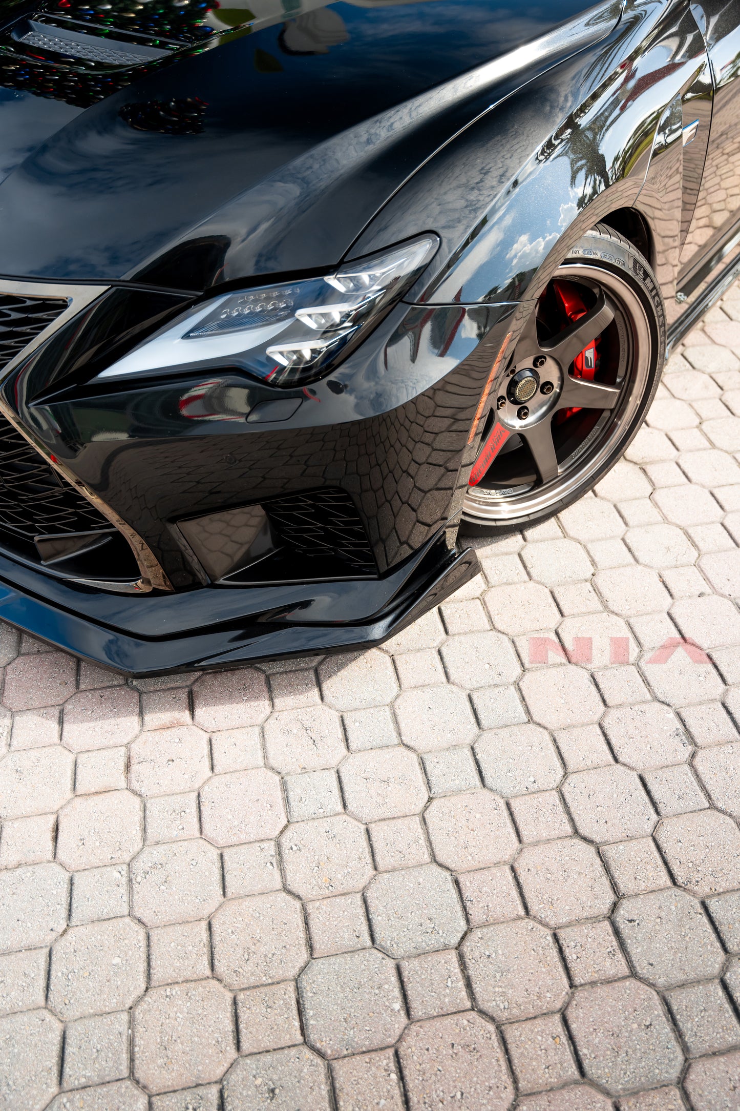 Lexus RC-F NIA Full Splitter Body Lip Kit (5pcs-Front, Sides, Rear) 2020-2023
