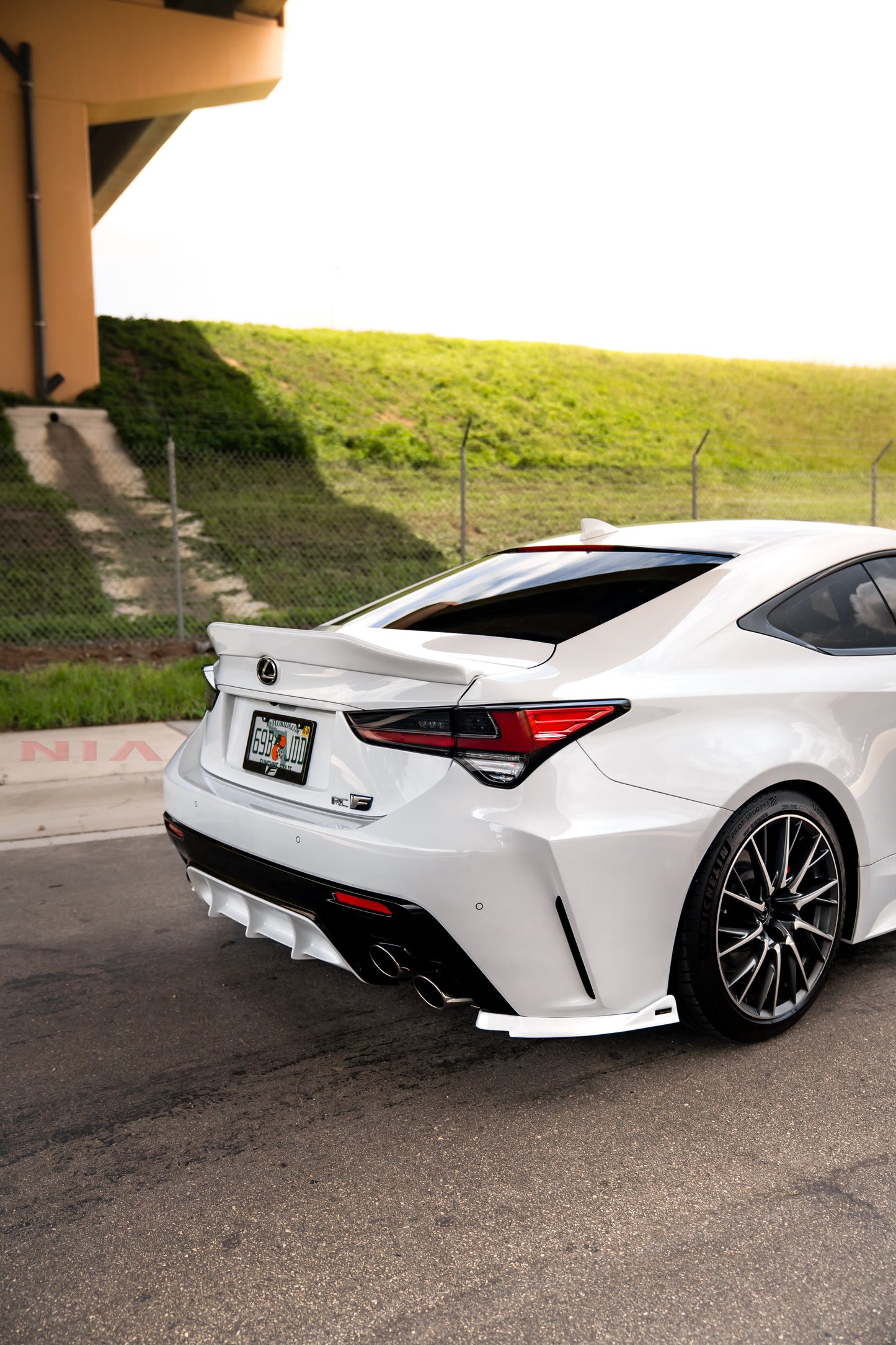 Lexus RC-F NIA Rear Lip Spats 2020-2023
