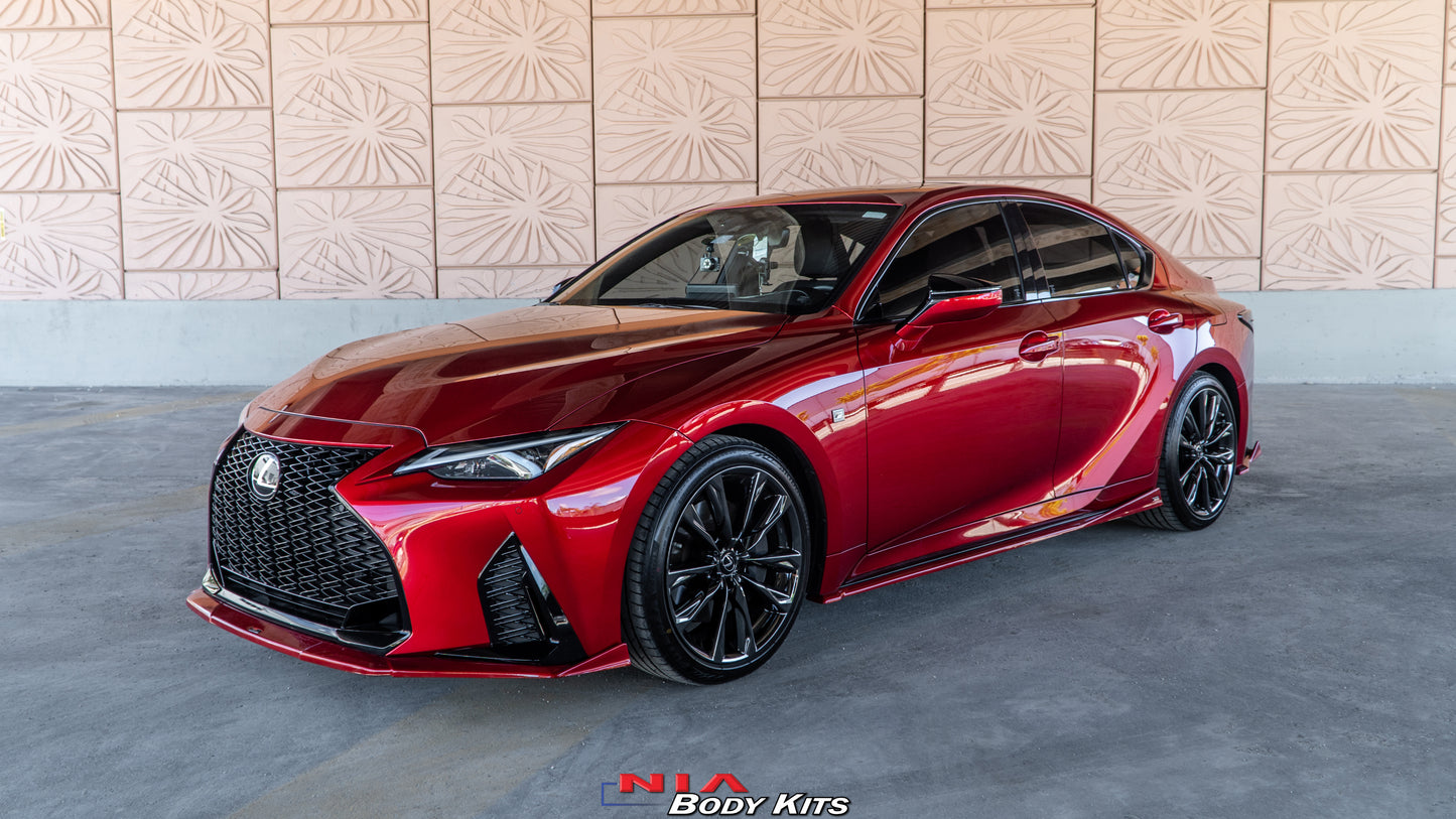 Lexus IS300, IS350, F-Sport Front bumper NIA Splitter Lip Body Kit (2021-2025)