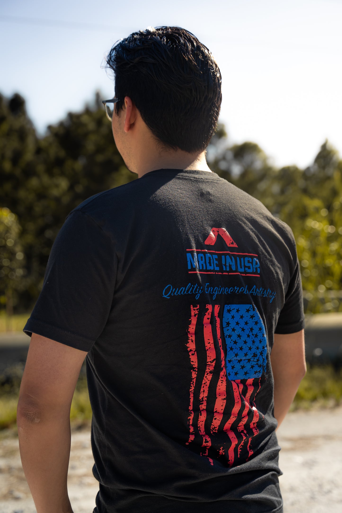 Made In USA T-Shirt (Black) by NIA Body Kits