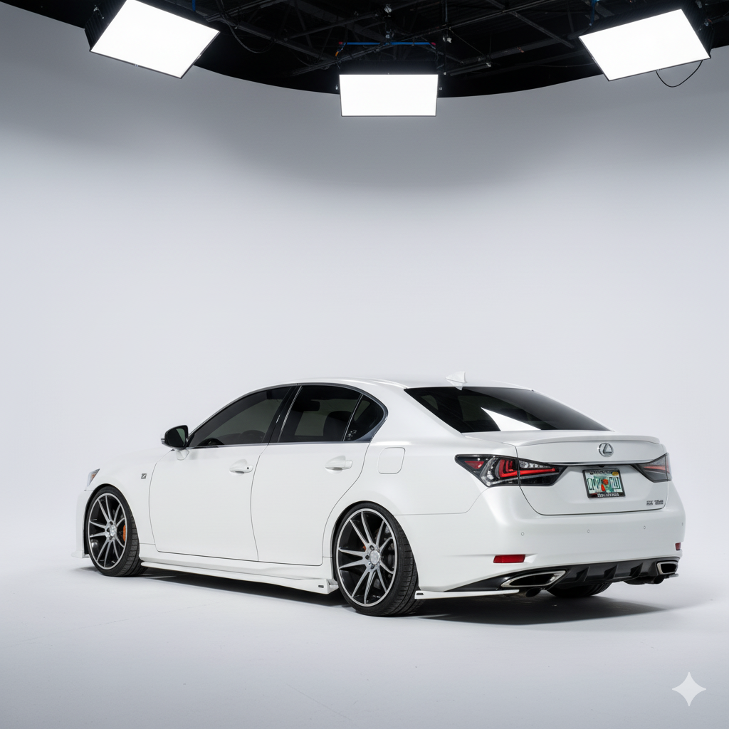 Lexus GS Base Model, F-Sport NIA rear lip spats bodykit 2012-2020