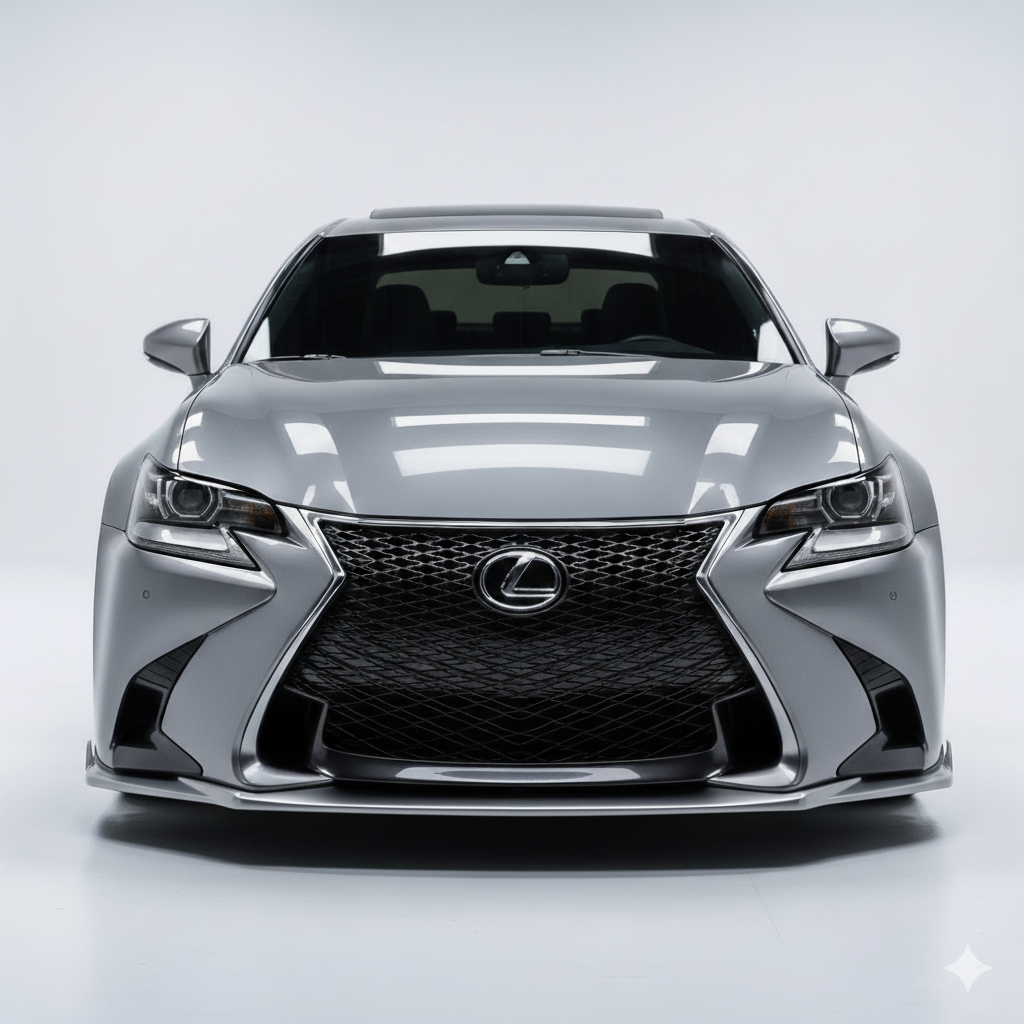For 16-19 Lexus GS350 GS450H Black V2-Style Front Bumper Splitter Spoiler Lip For 16-19 Lexus GS350 GS450H Black V2-Style Front Bumper Splitter Spoiler Lip