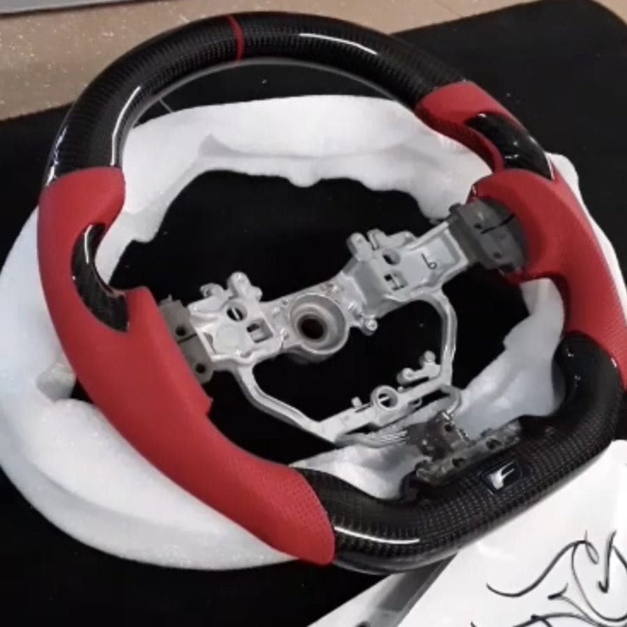 Lexus Carbon Fiber Steering Wheel With Inserts for RC-F (2015-2019)