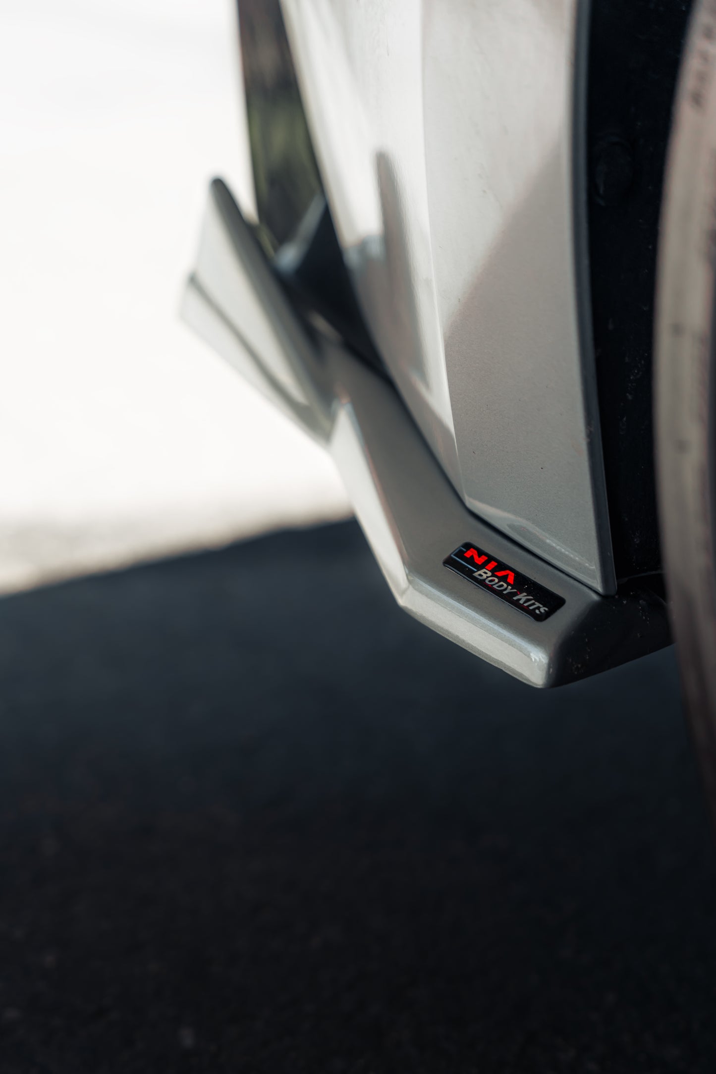 Lexus IS Base Model, F-Sport NIA Rear Lip Spats bodykit 2021-2025 in ABS or Carbon Fiber