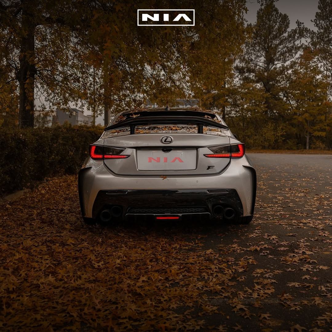 Lexus RC-F NIA Diffuser Rear Bumper Extension with Brake Light (2015-19)