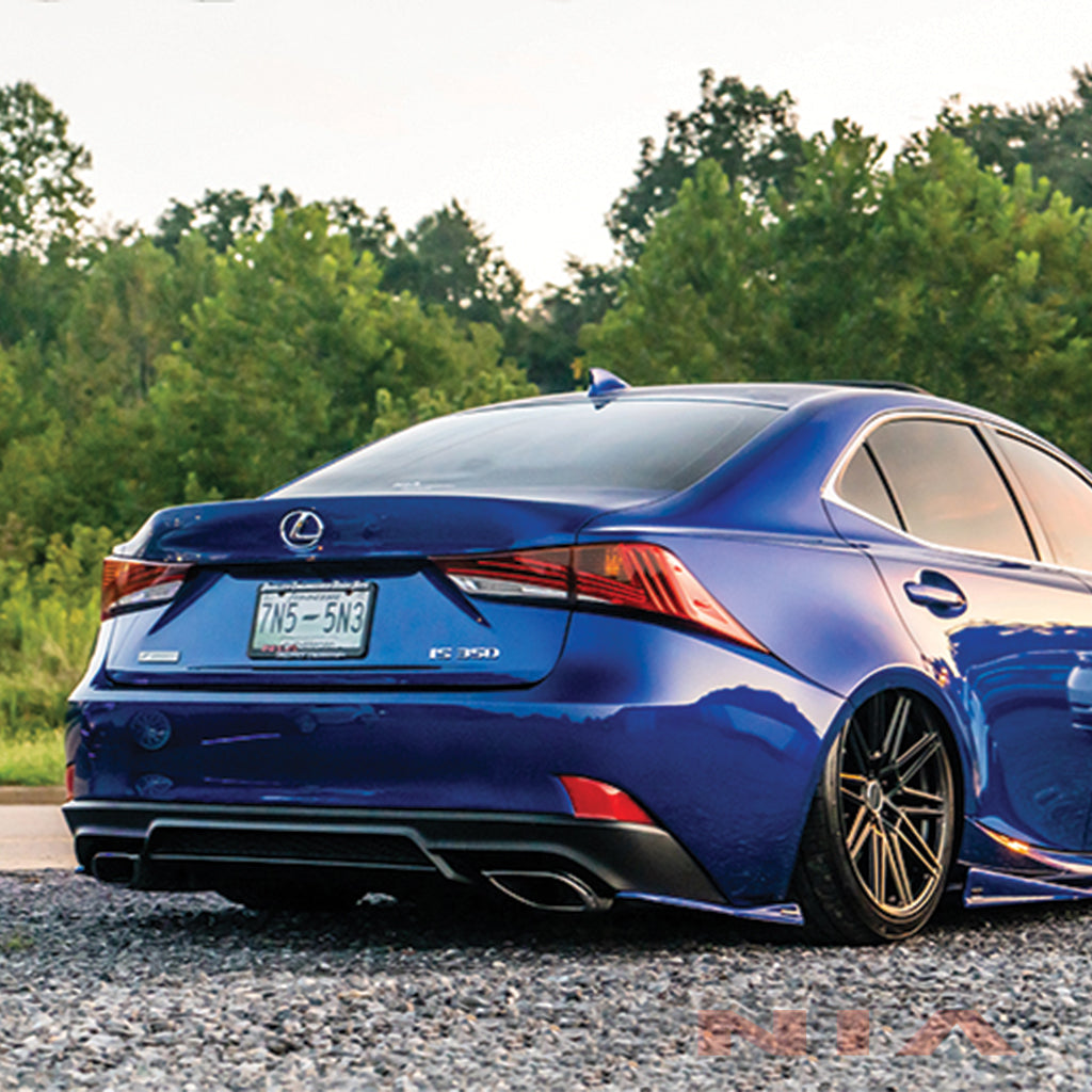 Lexus IS Base Model, F-Sport NIA Rear Lip Spats bodykit 2017-2020 in ABS