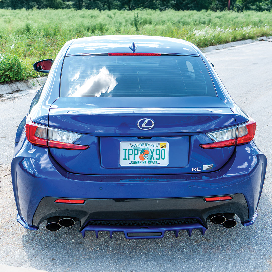 Lexus RC-F NIA Diffuser Rear Bumper Extension with Brake Light (2015-19)