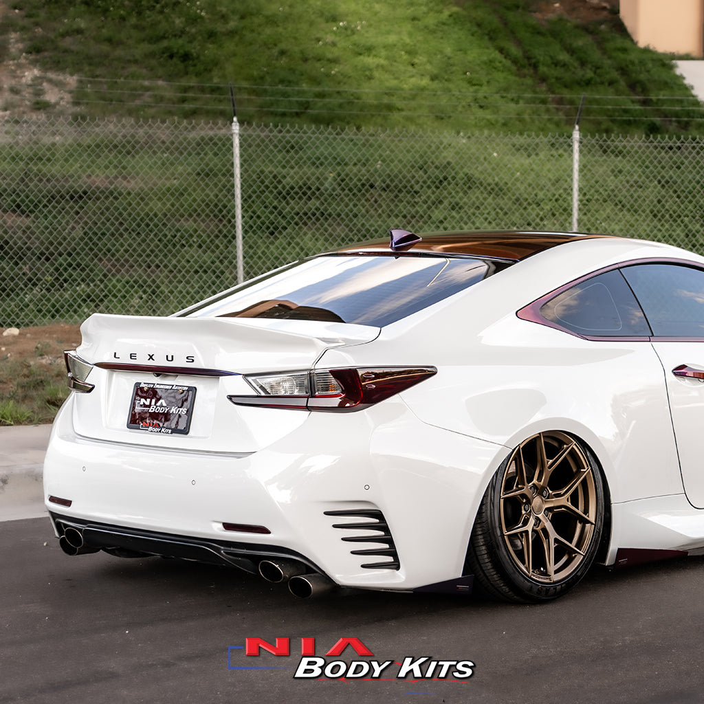 Lexus RC-F Rear Duckbill Trunk Spoiler V3 w/ New Lexus Emblem (2015-2025)