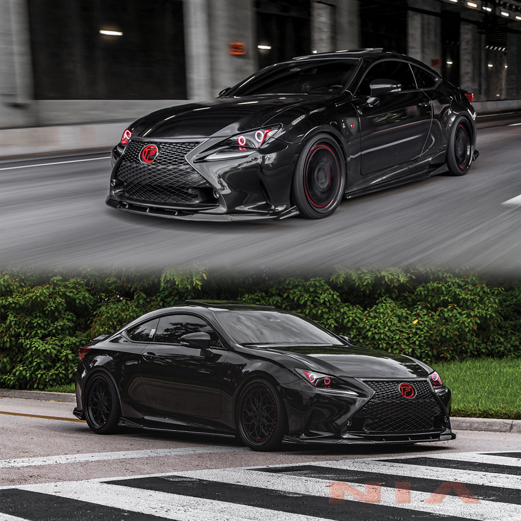 Lexus RC NIA Full Splitter Kit (5pcs Front, Sides, Rears) 2015-18