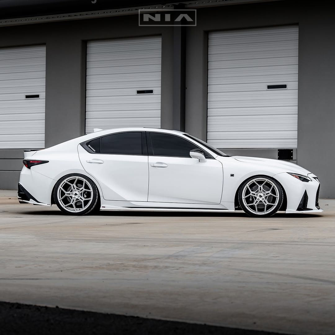 Lexus IS 500 (6pcs) Full Splitter Lip Body Kit + Rear Bumper Diffuser w/ Optional Brake Light 2022-2025
