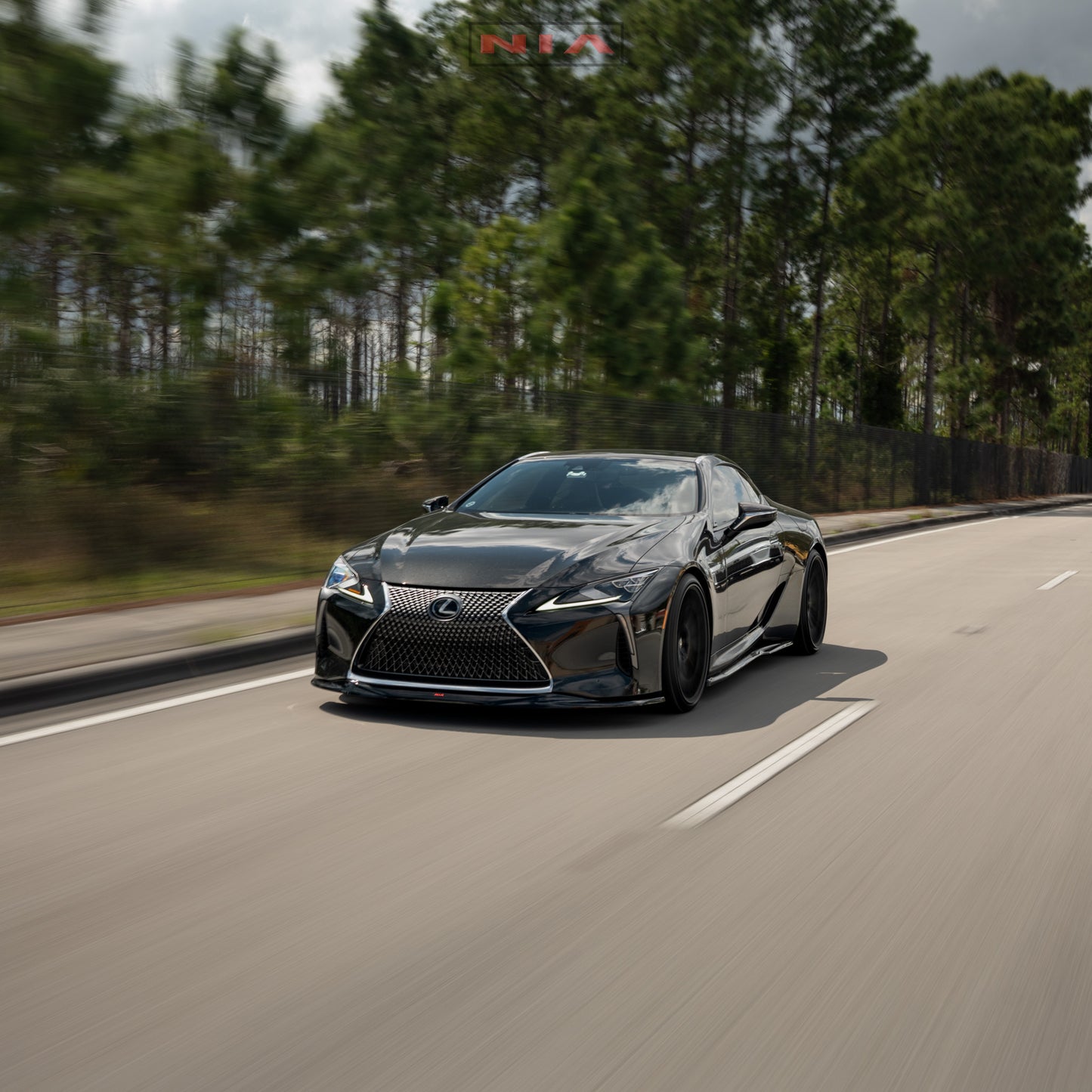 Lexus LC 500 Full NIA Splitter Lip Body Kit+Spoiler 2018-25 (6 pcs) (*Spoiler Is NOT Compatible with Convertibles)