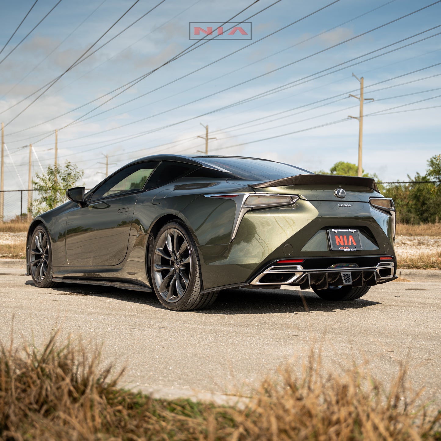 Lexus LC 500 NIA Rear Duck Bill Spoiler 2018-25 (*Not Compatible w/ Convertibles)