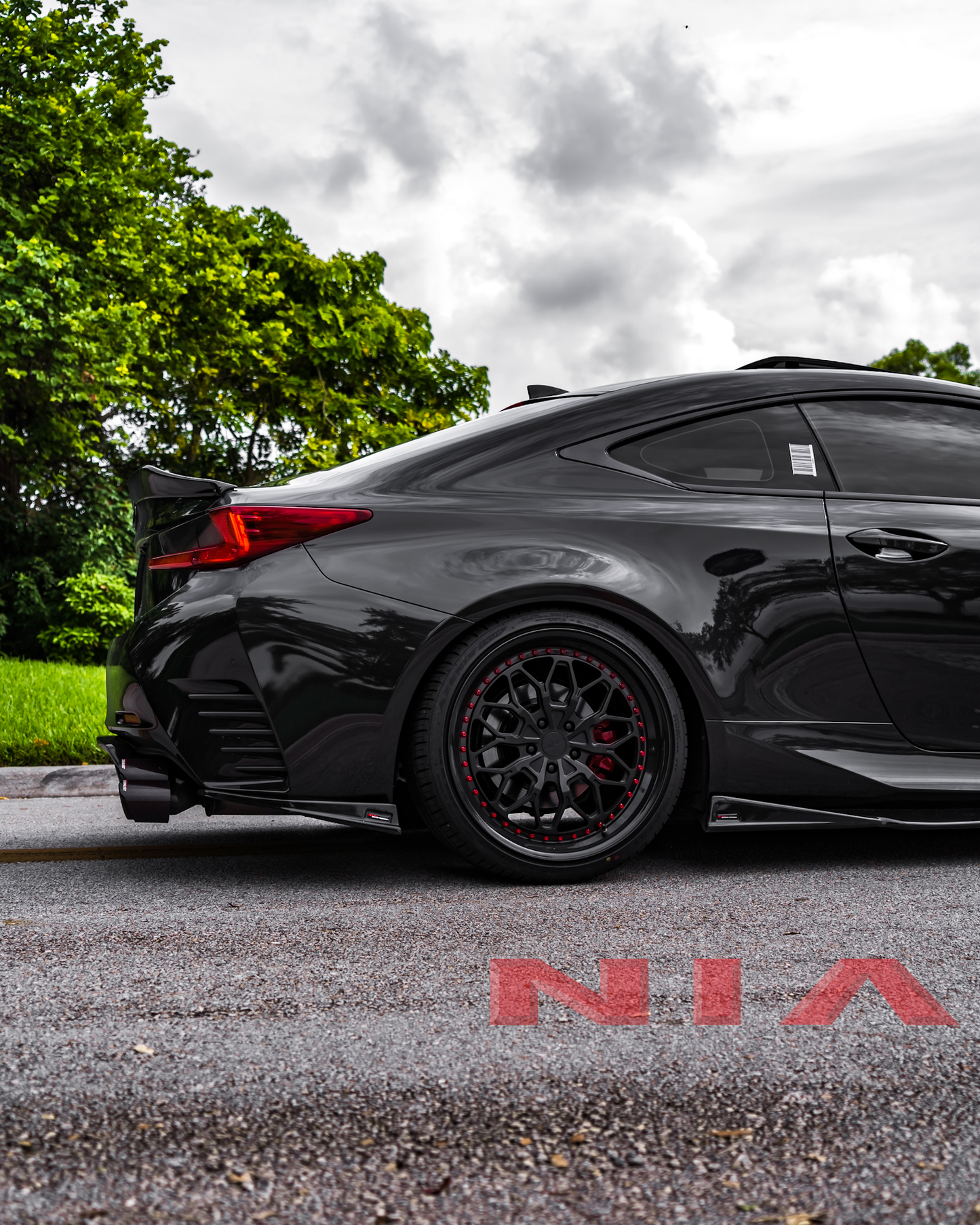 Lexus RC NIA Rear Lip Spats (2015-18)