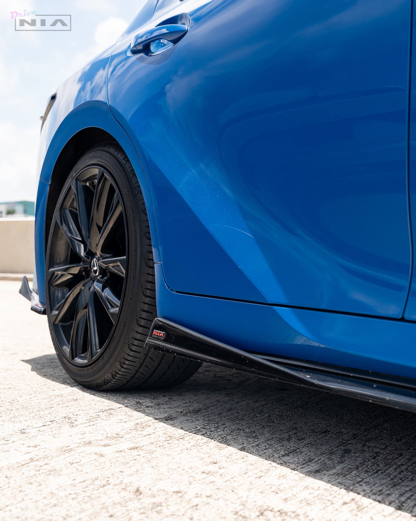 Lexus IS-300, IS-350, IS500, Base and F-Sport NIA Side Skirt Splitter Lip (2021-2025)