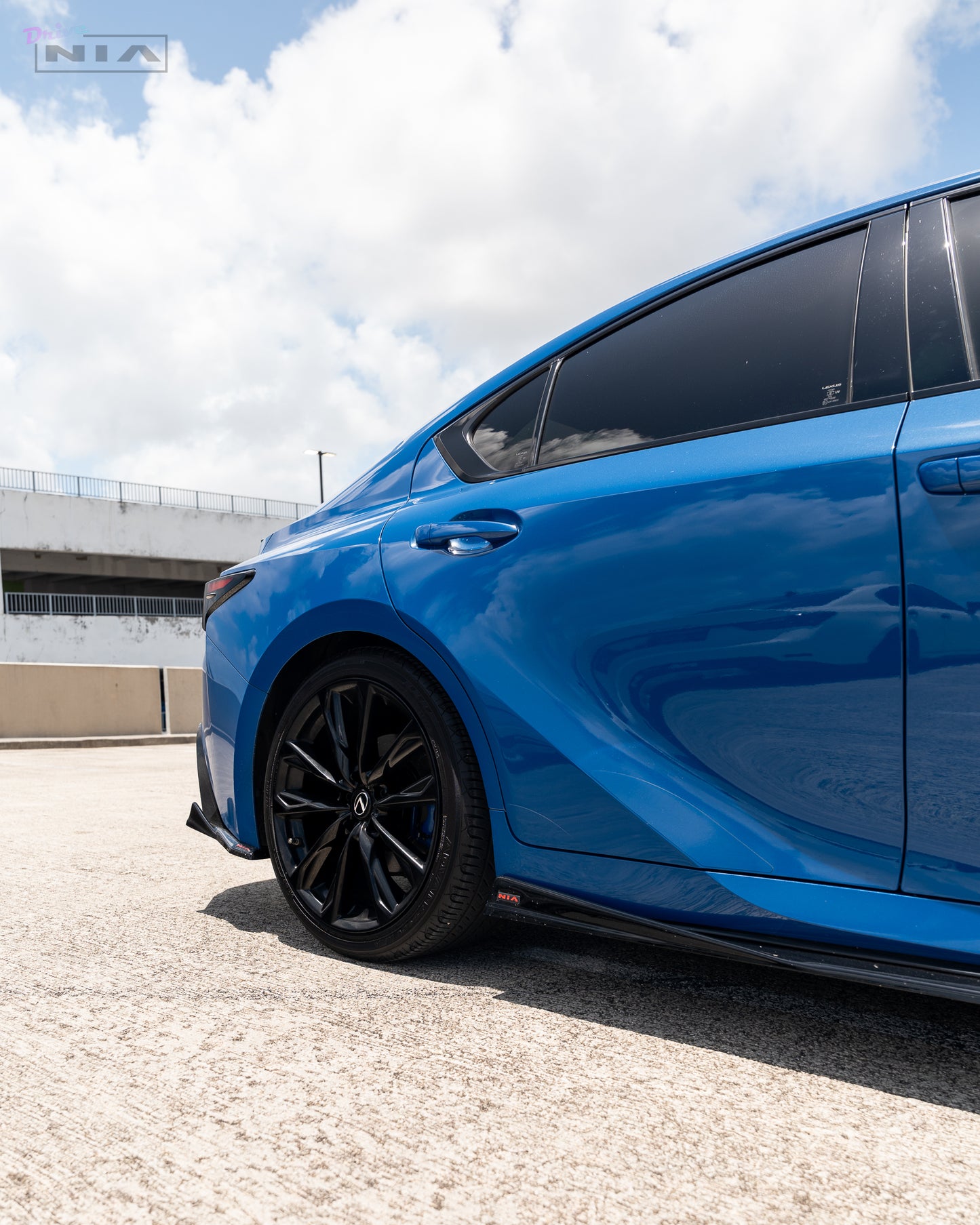 Lexus IS-300, IS-350, Base and F Sport Rear Spats NIA Splitter Lip Body Kit (2021-2025)