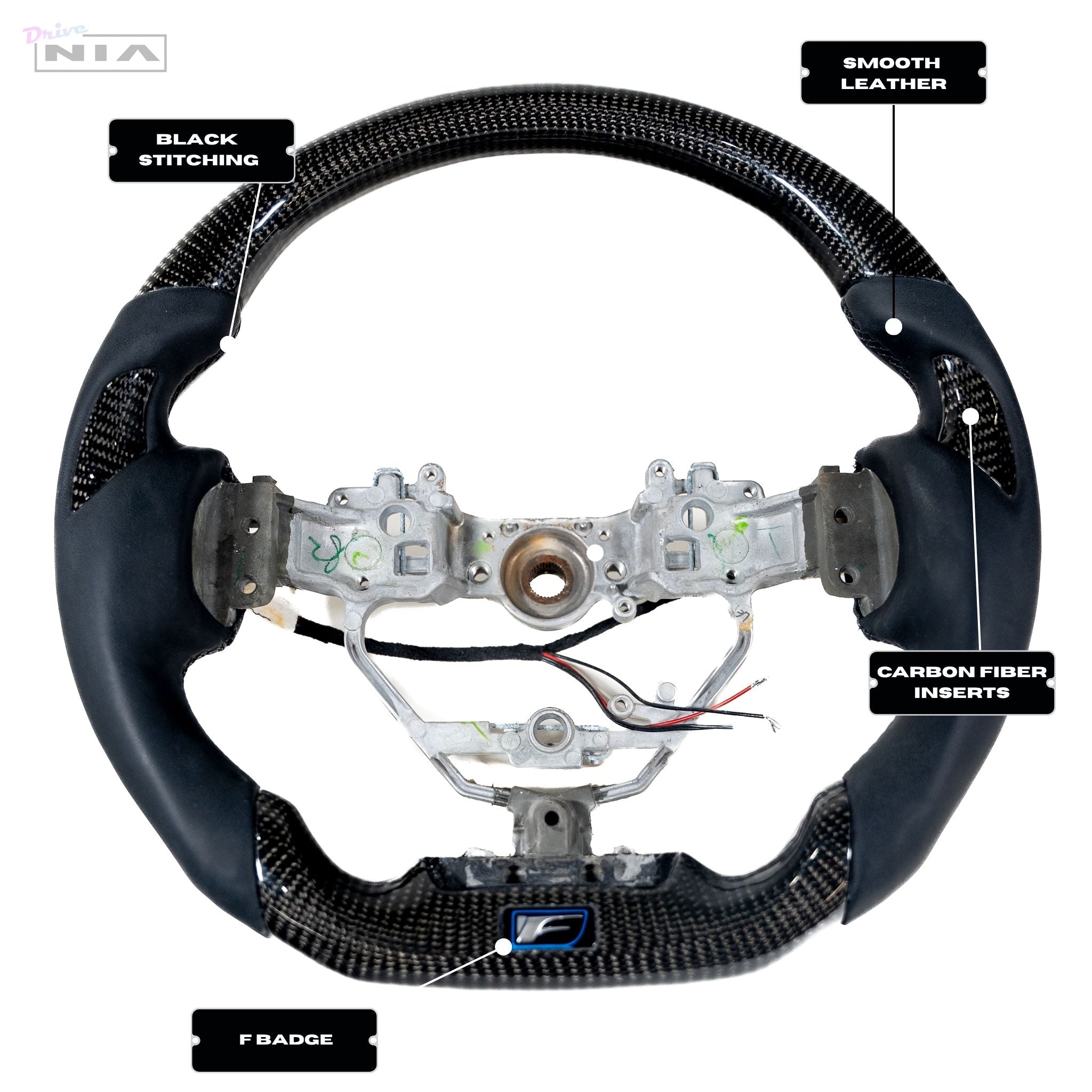 Lexus IS F-Sport, Base Model NIA Steering Wheel 2006-2013 in Carbon Fiber