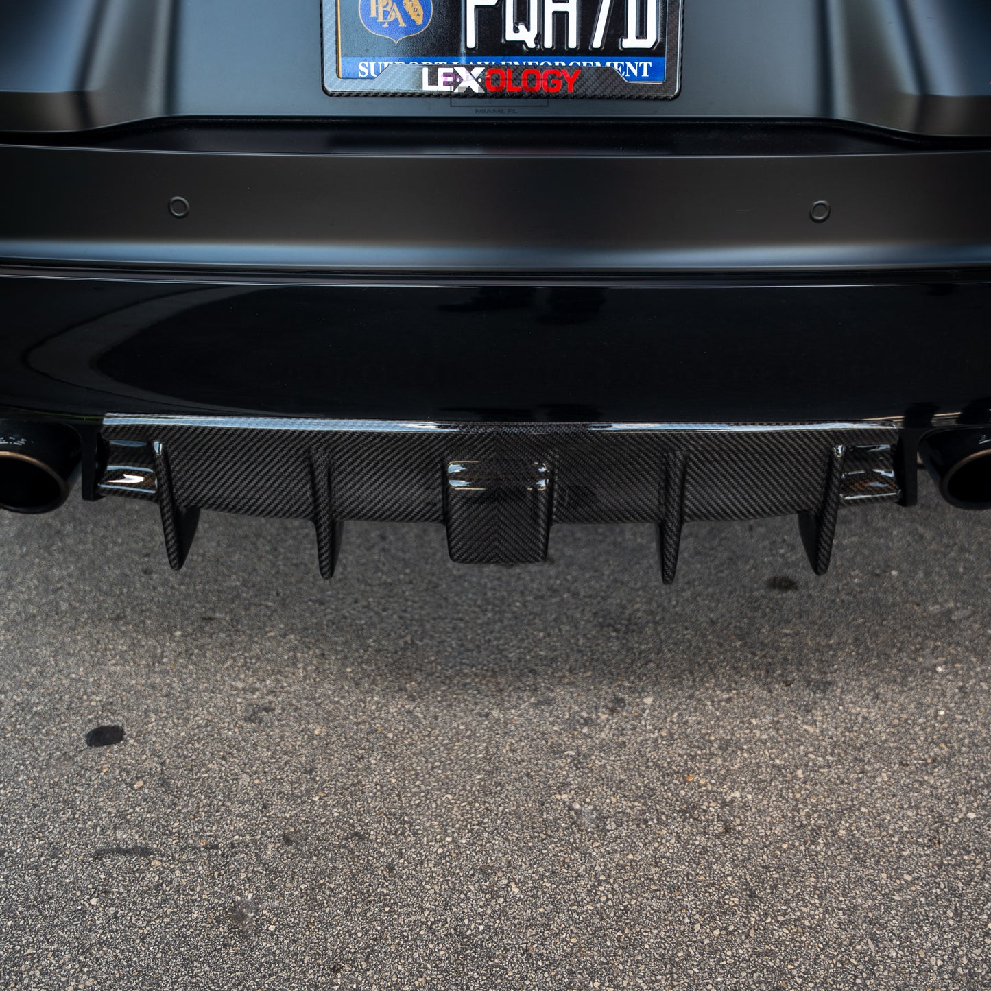 Lexus IS Base Model, F-Sport NIA rear lip bumper extension Diffuser bodykit 2021-2026 in ABS or Carbon Fiber