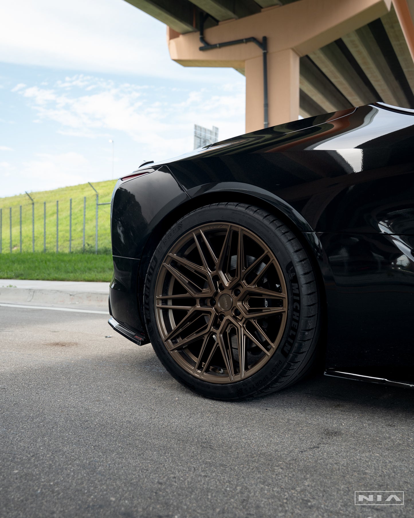 Lexus LC 500 NIA Full Kit 6pcs (Front splitter, side skirts, rear spats, ducktail spoiler)2018-2026 in ABS