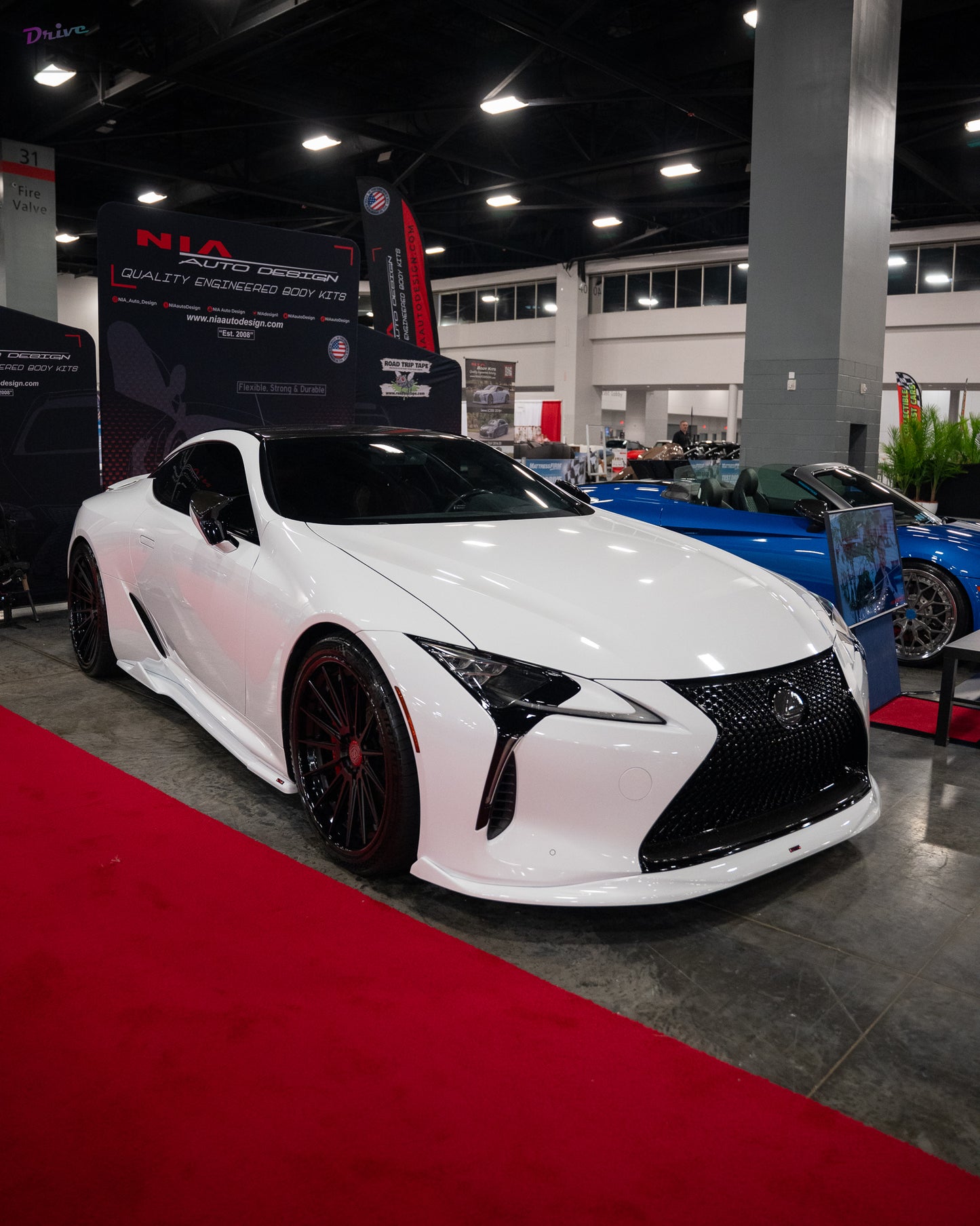 Lexus LC 500 Full NIA Splitter Lip Body Kit+Spoiler 2018-25 (6 pcs) (*Spoiler Is NOT Compatible with Convertibles)
