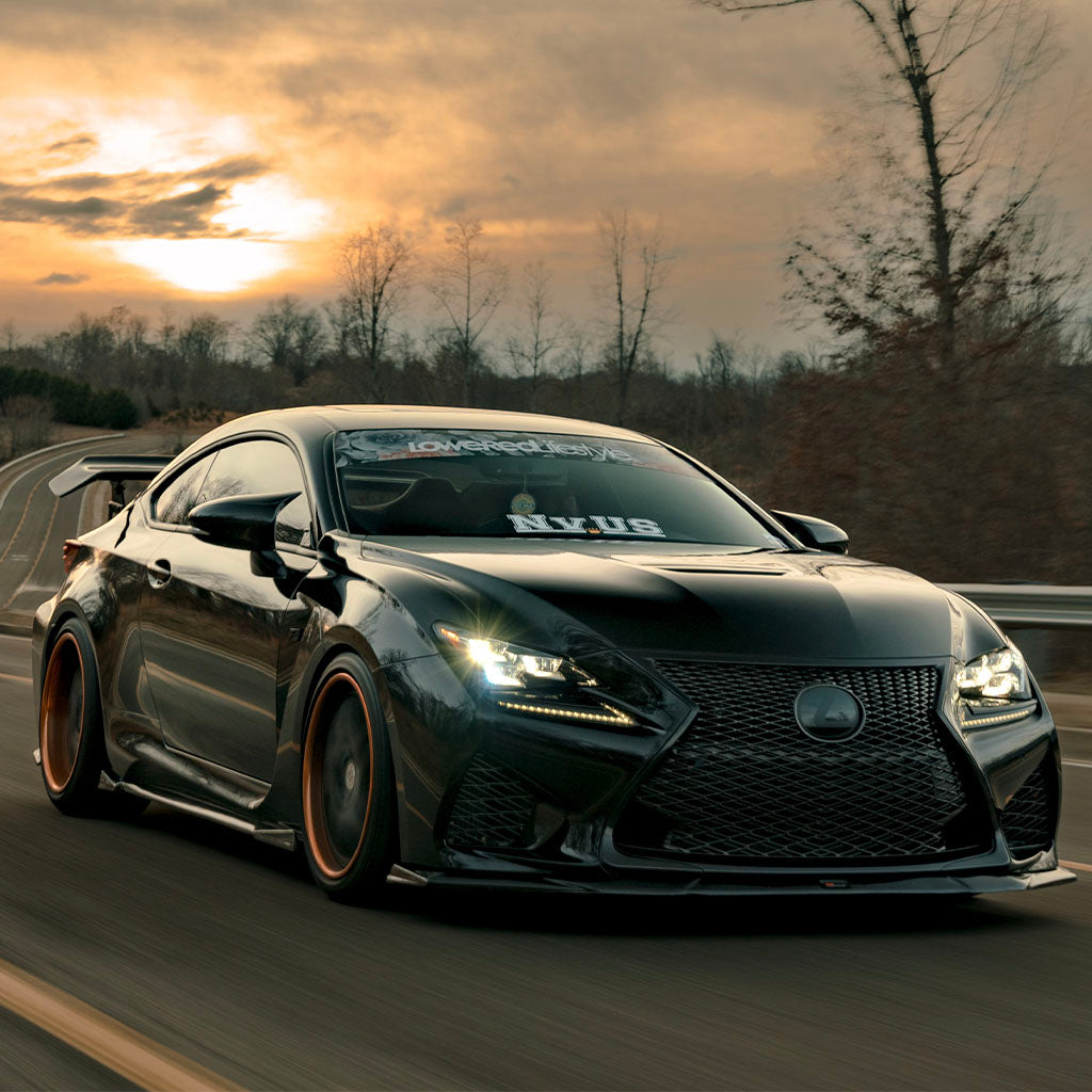 Lexus RC-F NIA Full Splitter lip Kit (Front, Sides, Rears) (2015-19)
