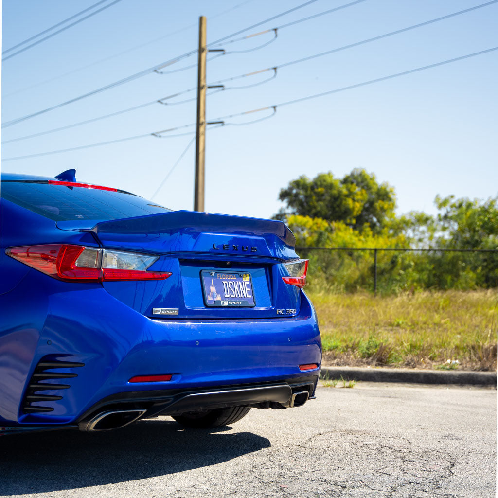 Lexus RC Rear Duck Bill Trunk Wing Spoiler V2 2015-2018