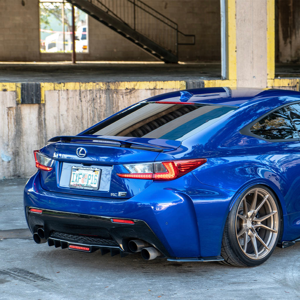 Lexus RC-F NIA Full Splitter Lip Kit + Bumper Extension (Front, Sides, Rears, Diffuser)(2015-19)