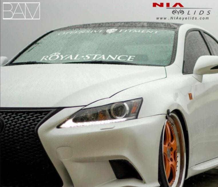 11-10 Lexus is f sport IS350 IS250 IS-F IS convertible eyelids 2011 2012 2013 angry is 2