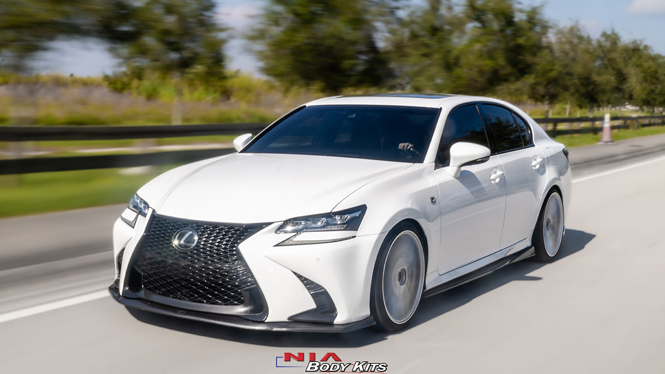 Lexus GS NIA Full Splitter lip body Kit (Front, Sides, Rears) 2016-2020