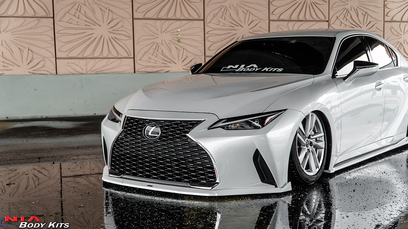 Lexus IS Base Model Full Splitter Lip Body Kit (Front, Sides, Rears) 2021+