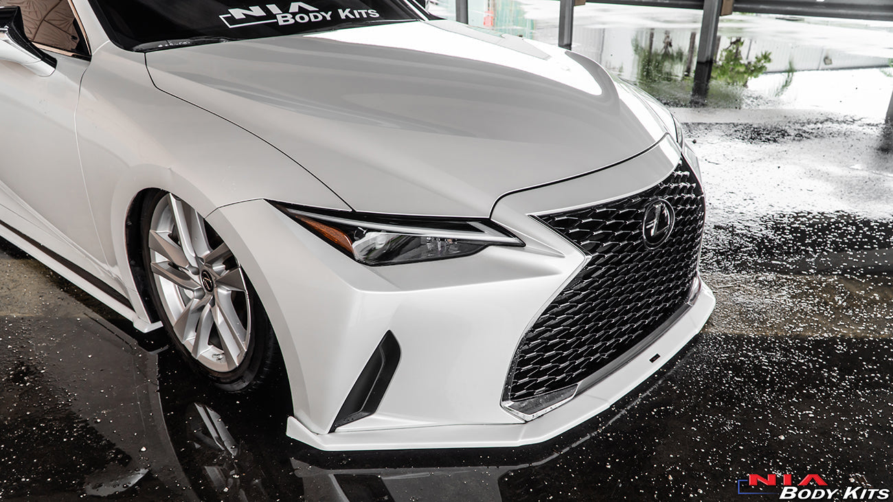 Lexus IS Base Model Full Splitter Lip Body Kit (Front, Sides, Rears) 2021+