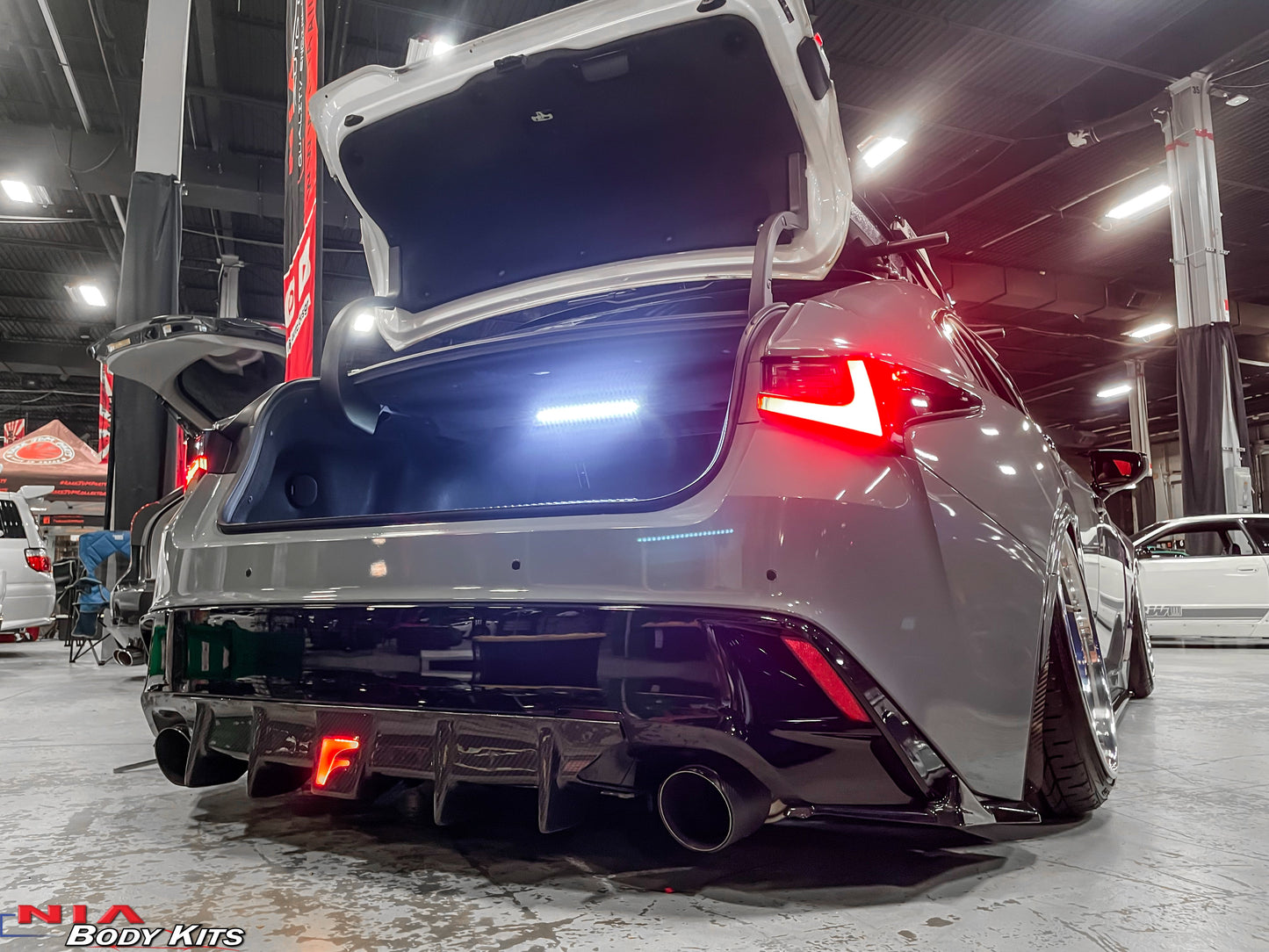 Lexus IS Base Model Full Splitter Lip Body Kit + Bumper Extension (Front, Sides, Rears, Diffuser) 2021+