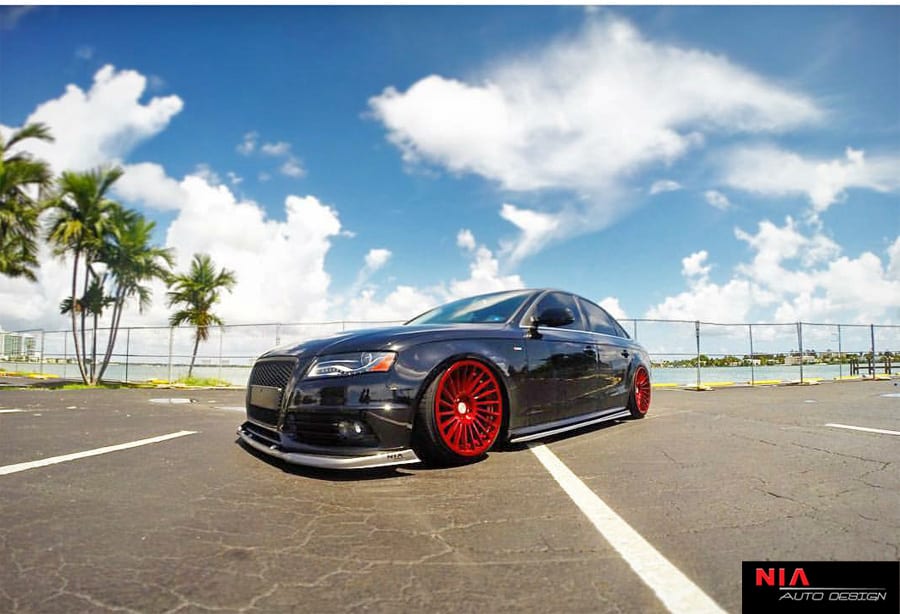 Audi A4 NIA Side Skirts Splitter Lip 2009-16
