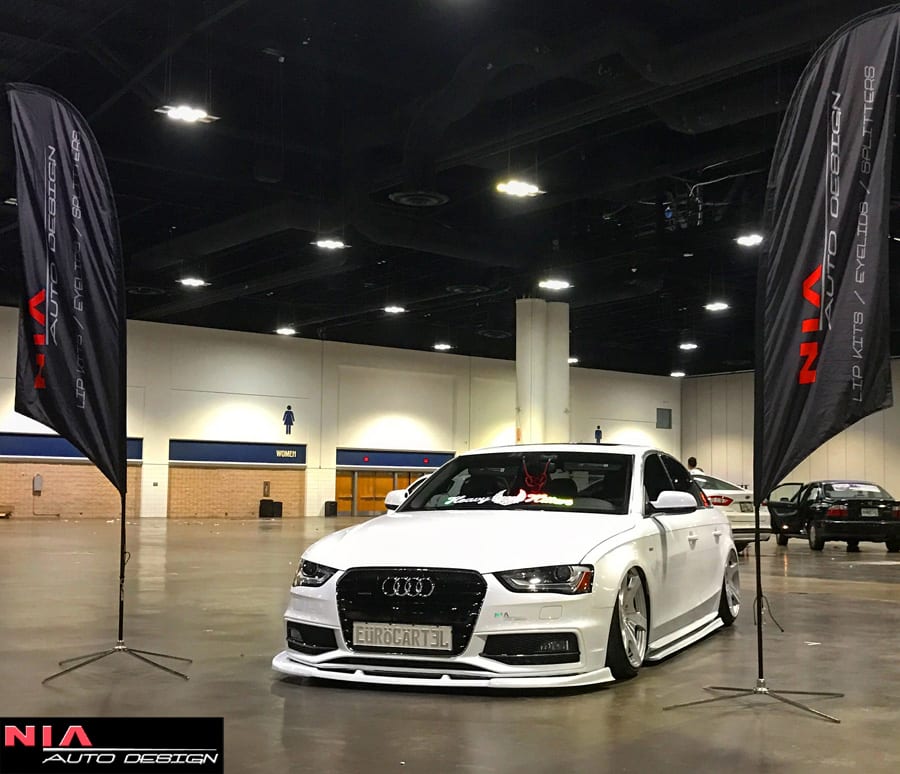 Nia Body Kits upgrades your Audi A4 an aggressive stance without altering with the factory design, made to fit the B8 and B8.5 (2009-2016). Contact us at www.niaautodesign.com