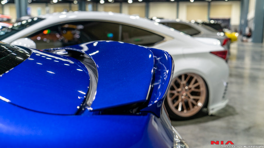 Lexus rc350 rear duck bill Lexus rc200t rear spoiler Lexus rc300 trunk spoiler Lexus rc wing