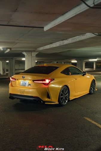 Lexus RC 300, 350 NIA Full Splitter lip bodyKit (5pcs- Front, Sides, Rears) 2019-2025