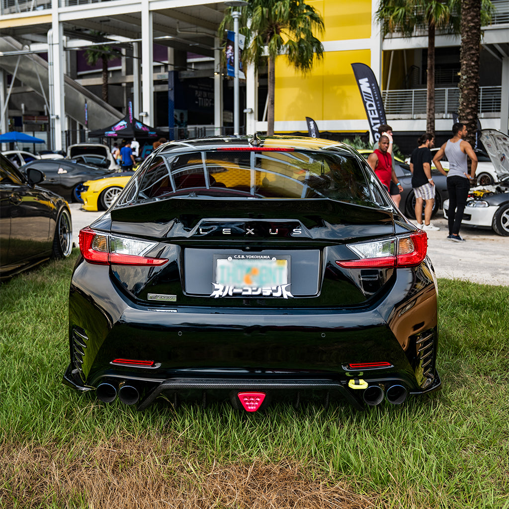 Lexus RC Rear Duck Bill Trunk Wing Spoiler V2 2015-2018