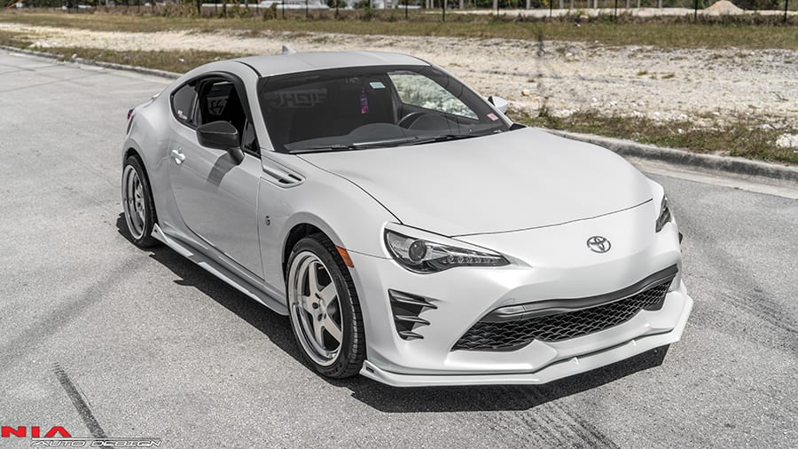 Toyota 86 rear spats lip diffuser body kit