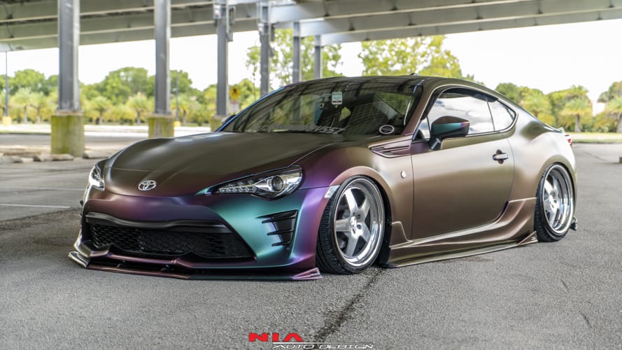 Toyota 86 Front splitter lip body kit. 2017