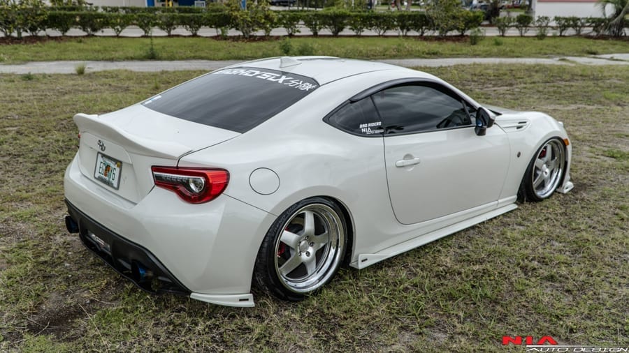 Toyota 86 rear spats lip diffuser body kit