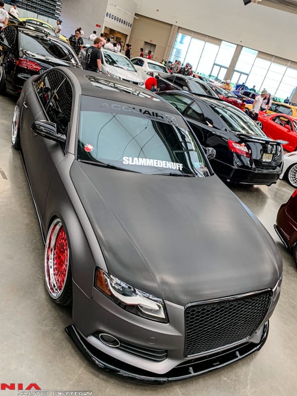 Nia Body Kits upgrades your Audi A4 an aggressive stance without altering with the factory design, made to fit the B8 and B8.5 (2009-2016). Contact us at www.niaautodesign.com