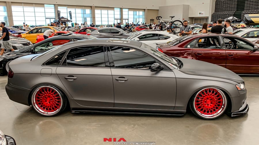 Nia Body Kits upgrades your Audi A4 an aggressive stance without altering with the factory design, made to fit the B8 and B8.5 (2009-2016). Contact us at www.niaautodesign.com