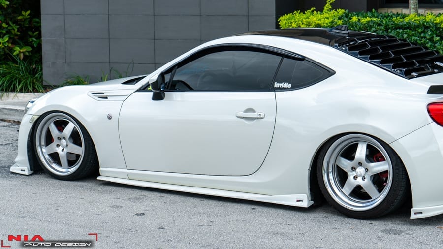 Subaru BRZ NIA Side Skirts Splitter Lip V2 2013-2020
