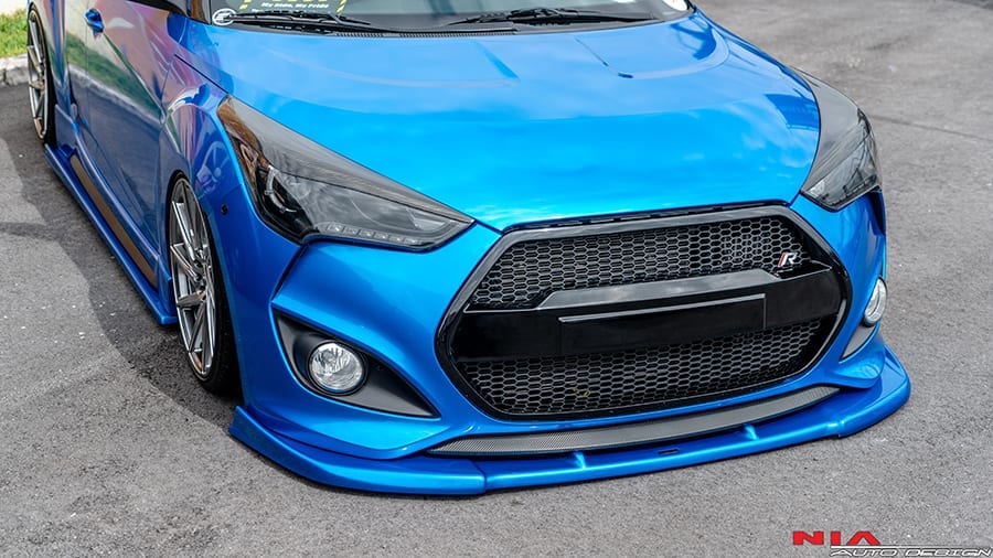 Hyundai Veloster Turbo Front NIA Lip Splitter Kit 2011-18