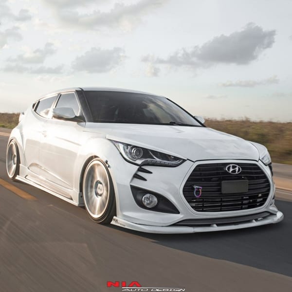 hyundai veloster splitter body kit