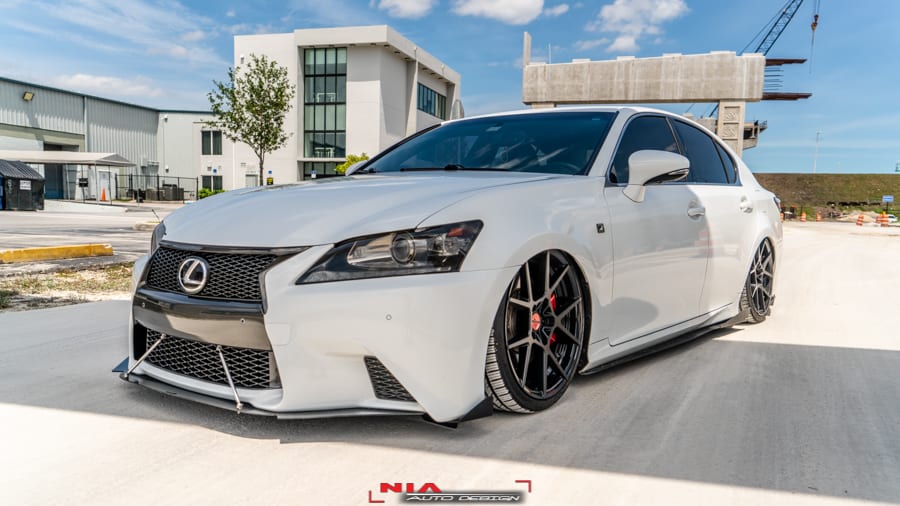 Lexus GS F-Sport Front NIA Sleek Splitter Lip Body Kit 2013-15