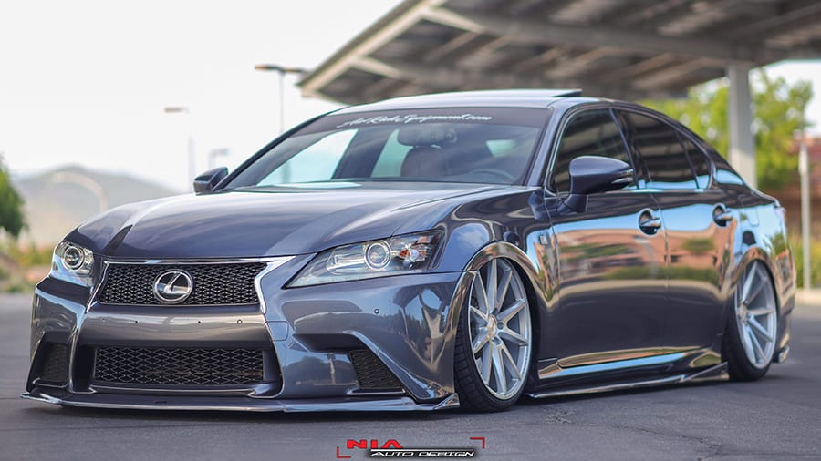 Lexus GS F-Sport NIA Full Splitter Lip Body Kit 2012-2015 (5pcs)
