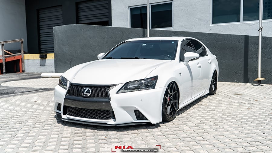 lexus gs450h front splitter lip ground effects spoiler