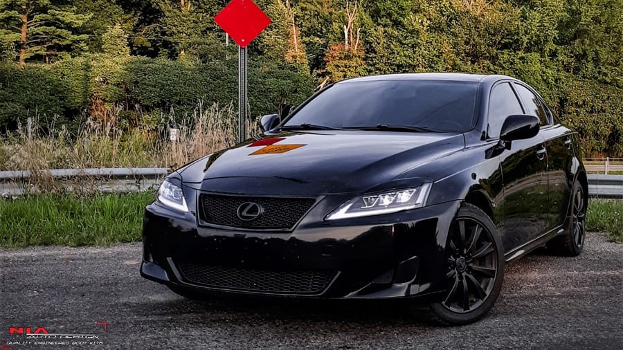 Lexus NIA Eyelids for IS F-Sport 2011-13 (Compatible with V-Land Headlights)