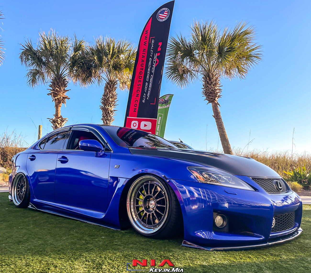 Lexus IS-F Front NIA Lip Splitter Kit 2008-14