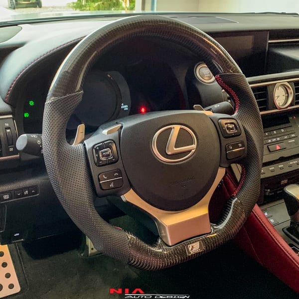 Lexus IS 2014-2016 Carbon Fiber Steering Wheel